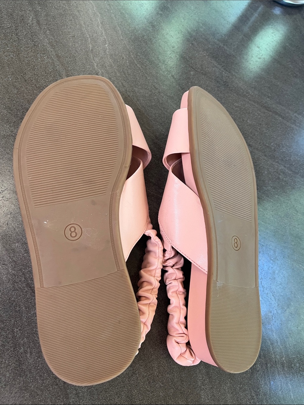 Comfort Crisscross Slingback Sandals in Blush Pink - Picture 4 of 4
